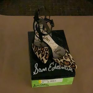 Womens Sam Edelman Ankle Strap Shoe.